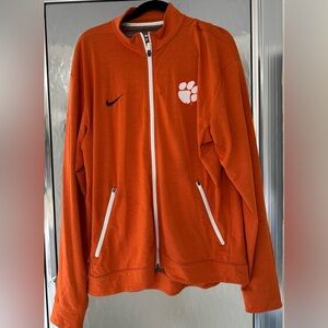 Clemson Tigers Nike Dri-fit Full Zip Jacket Mens Small Football National Champs